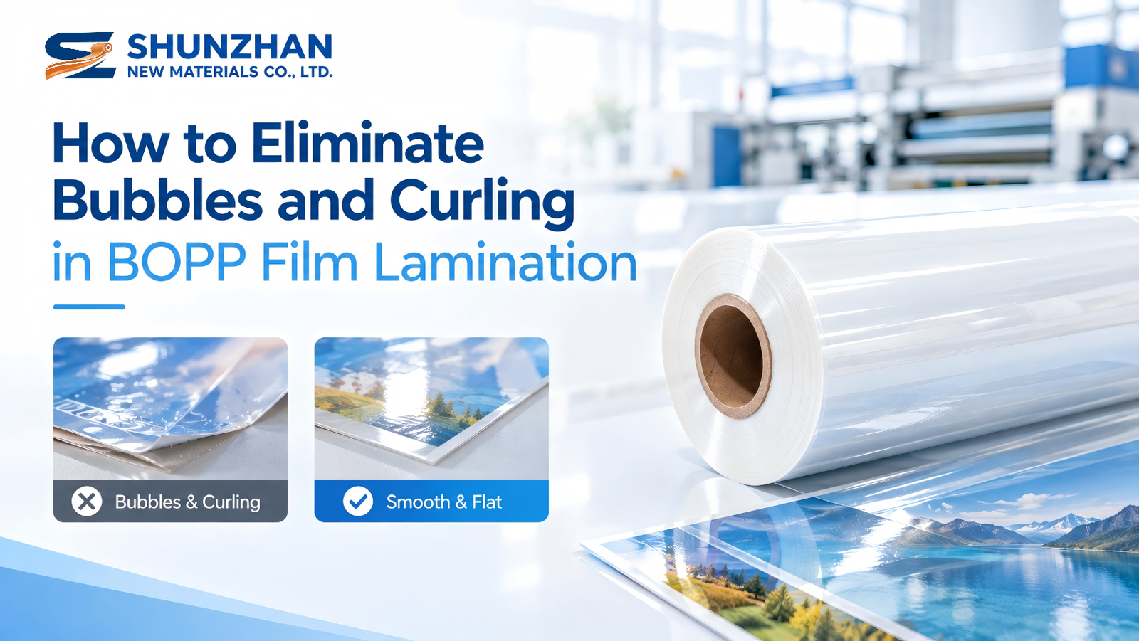 How to Eliminate Bubbles and Curling in BOPP Film Lamination