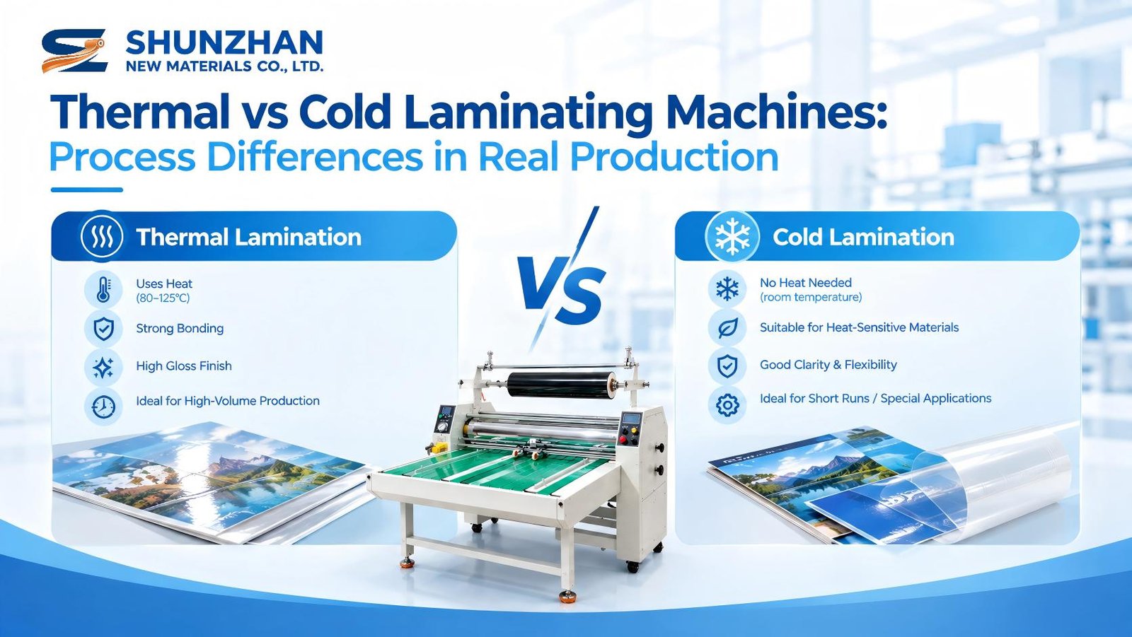 Thermal vs Cold Laminating Machines: Process Differences in Real Production
