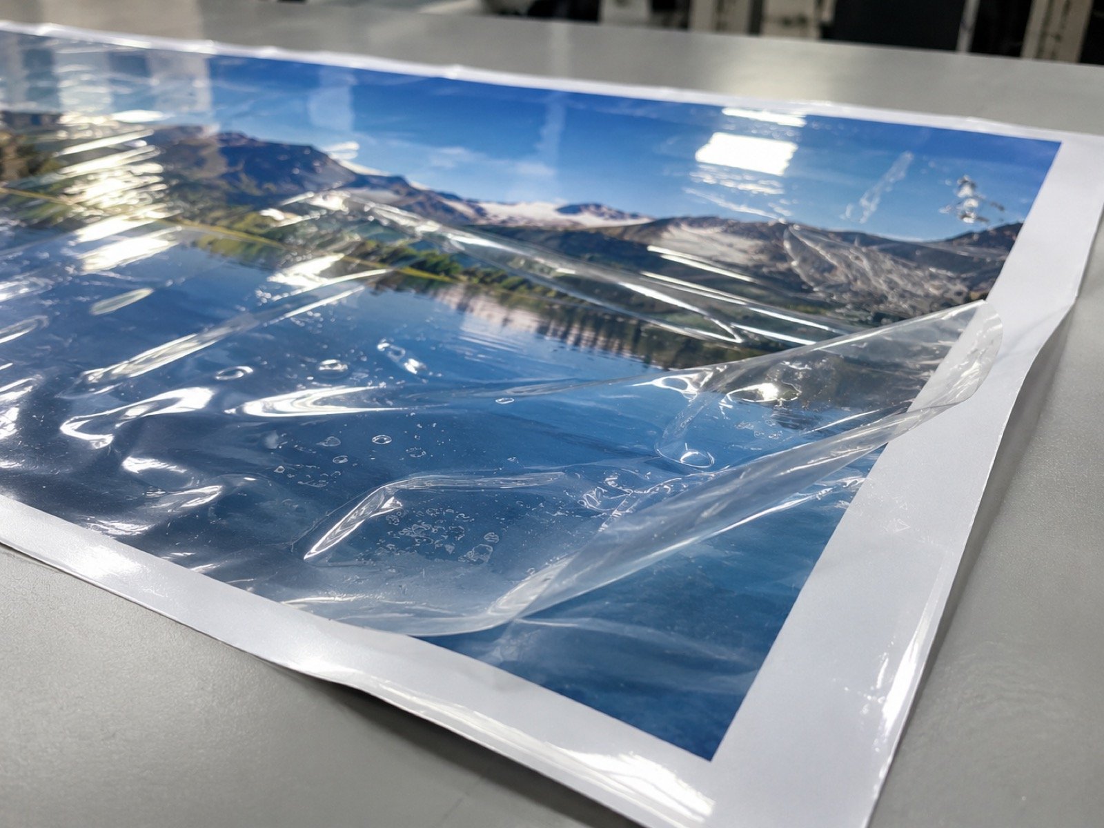 Curling and bubbles in BOPP lamination