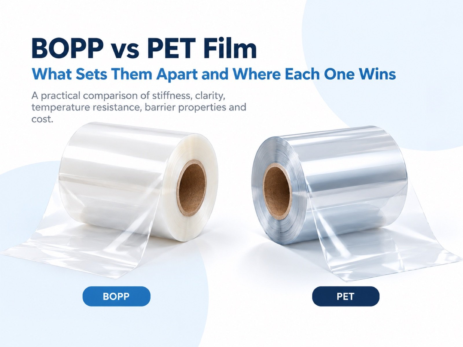 BOPP vs PET Film