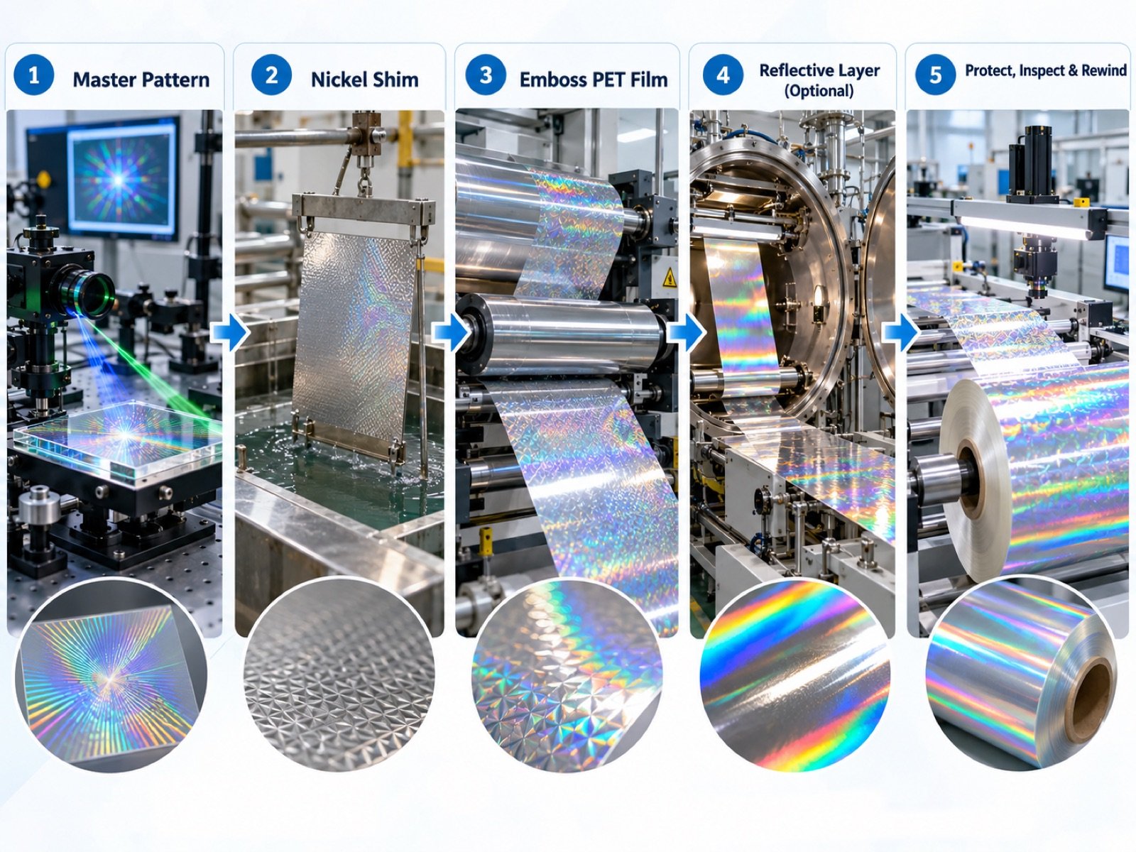 Holographic PET Laminating Film